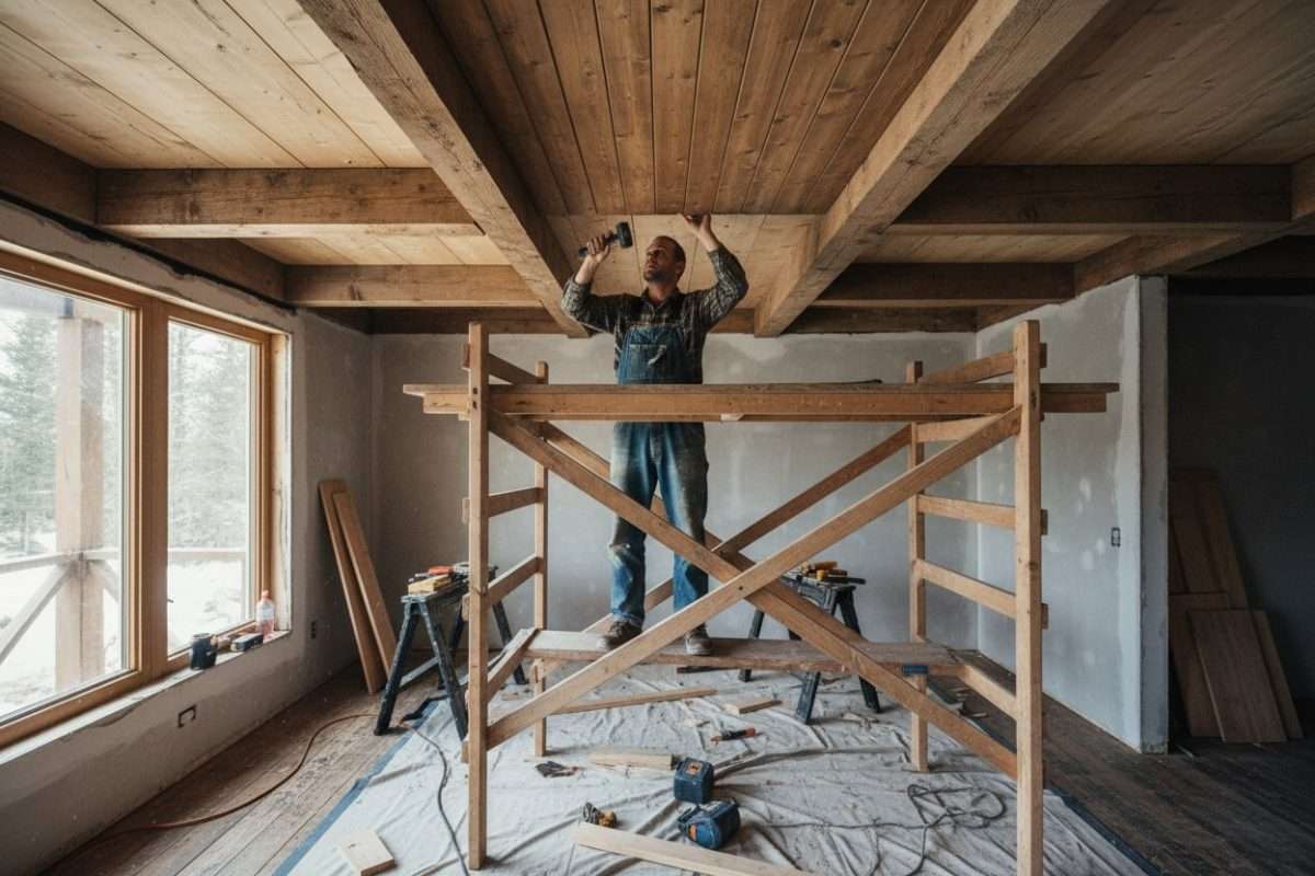 Réussir l’habillage plafond entre poutre avec style