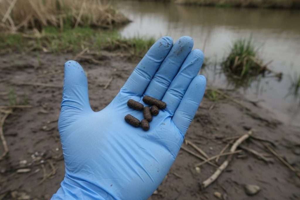 Analyser la crotte de ragondin pour identifier sa présence