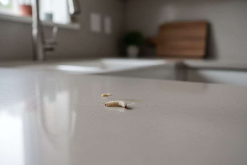 Asticot dans la maison : comprendre sa signification