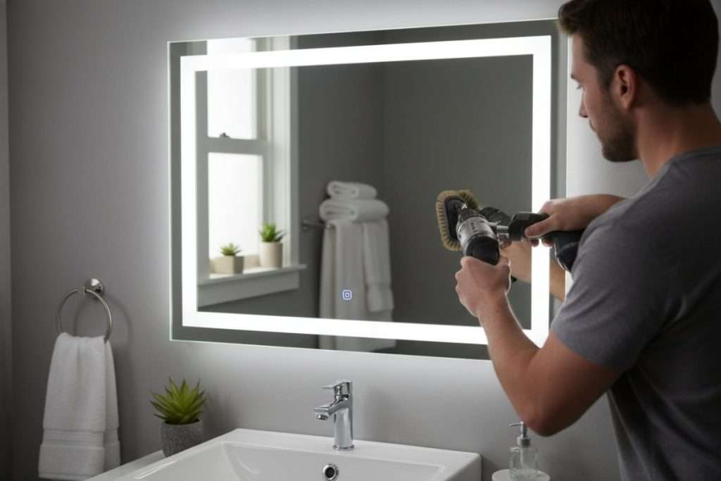 Changer LED miroir salle de bain : réparer ou remplacer