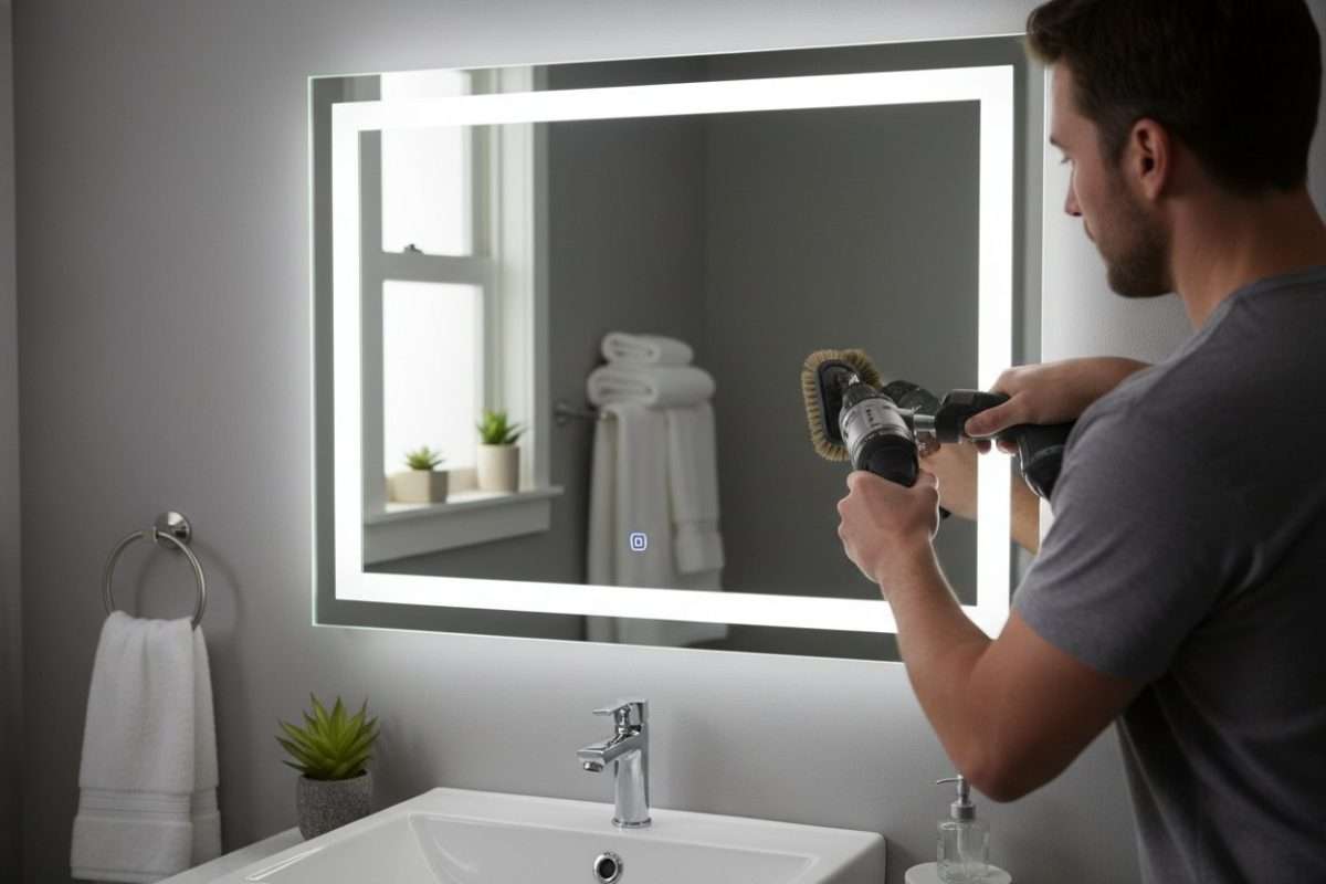 Changer LED miroir salle de bain : réparer ou remplacer