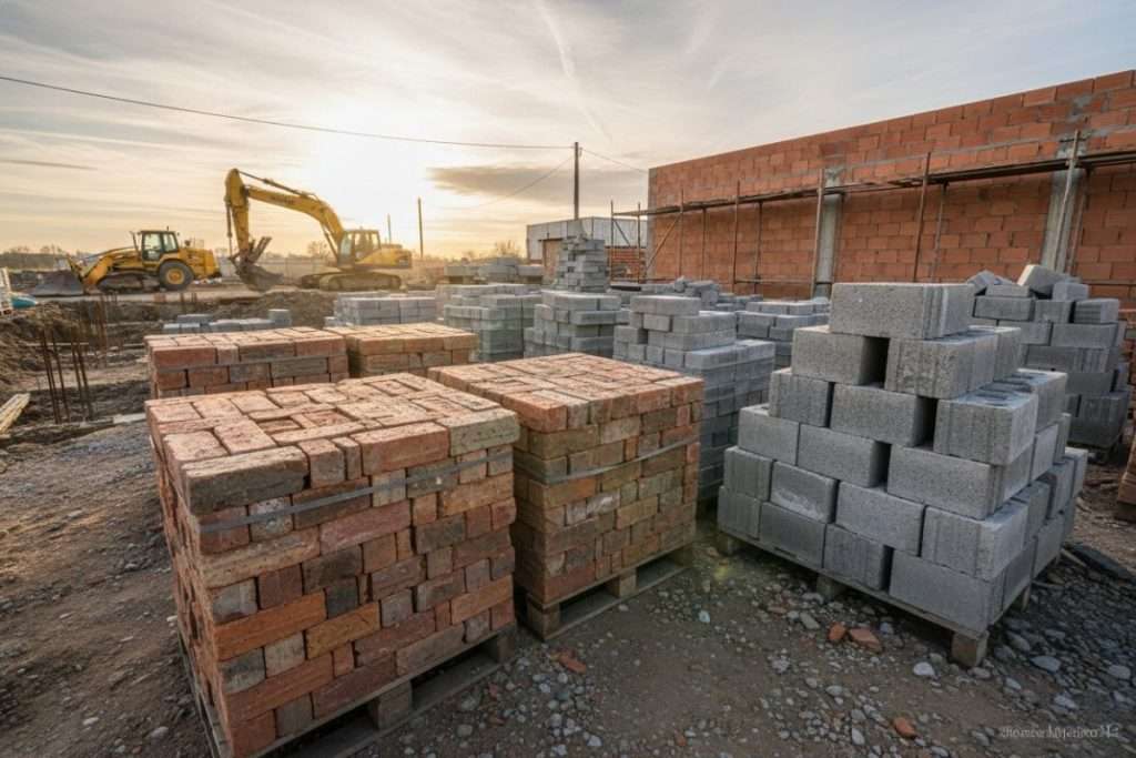 Choisir briques, pavés et parpaings pour votre projet