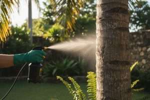 Traitement chimique contre le papillon du palmier : solutions