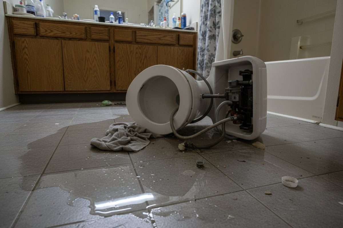 Bloc WC tombé dans les toilettes : que faire ?