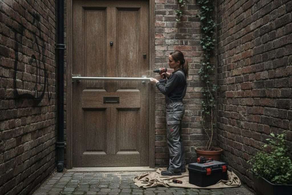 Fabriquer une barre de sécurité pour sa porte : le guide