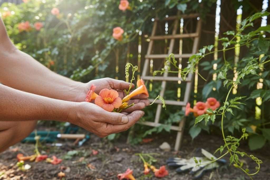 Trompette de Jéricho : planter et entretenir cette liane