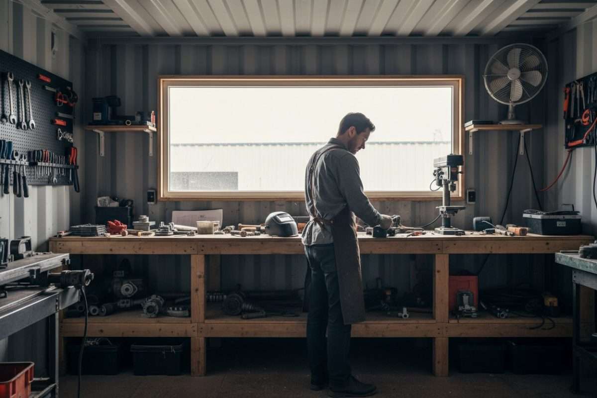 Aménagement container atelier : clés et étapes de transformation