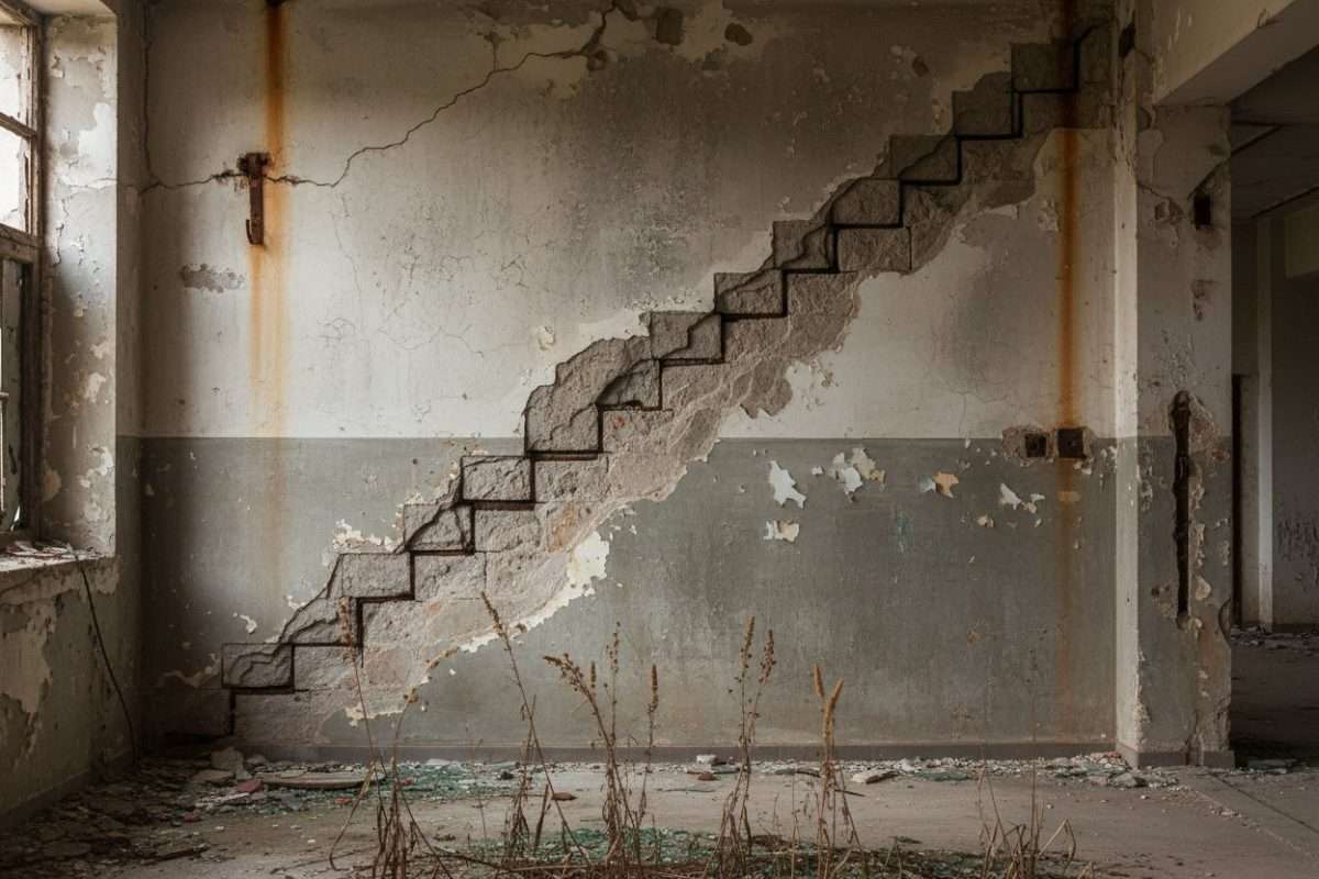Fissure en escalier non structurelle : la reconnaître, la traiter