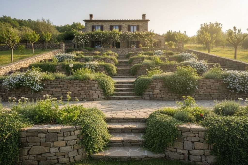 Jardin en restanque : aménagement et végétaux adaptés