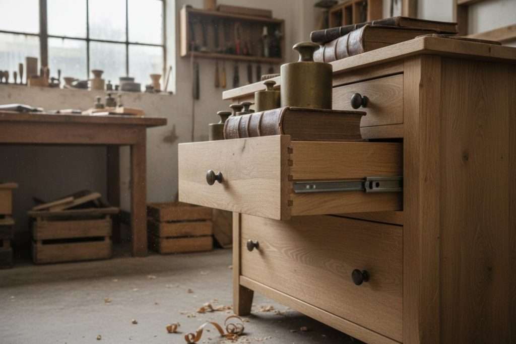 Fabriquer un plateau coulissant pour charge lourde : le guide