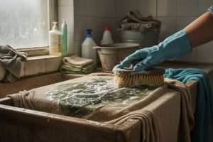 Comment enlever les taches de moisissures sur un tissu ?