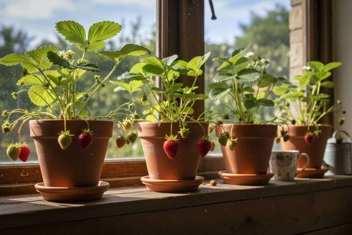 Fraises en pot : réussir sa culture du semis à la récolte
